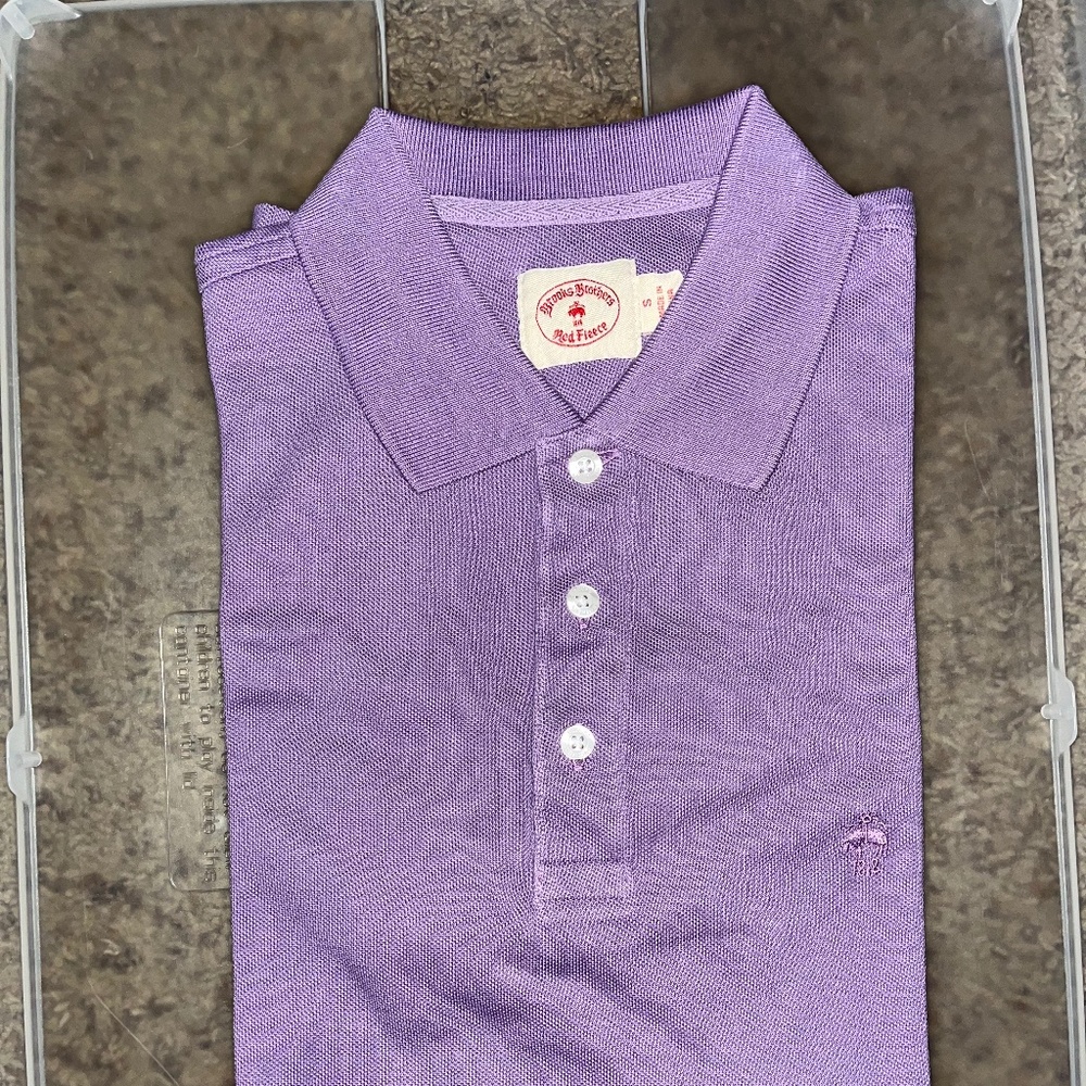 Brooks Brothers Lavender Polo Shirt